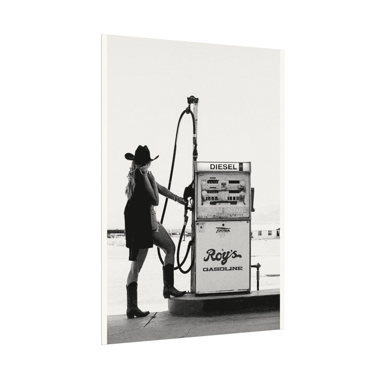 High Noon Fill Up— Western Textured Watercolor Matte Posters