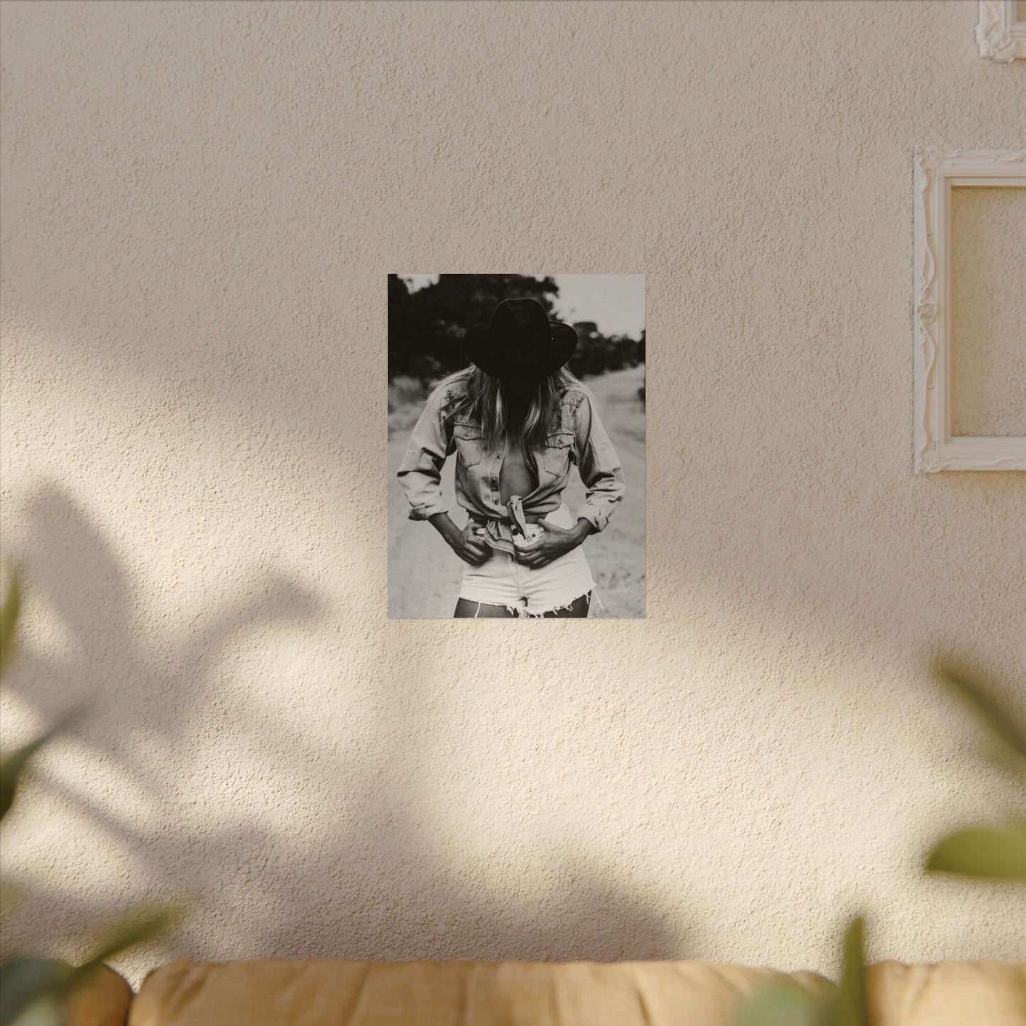 Denim Dreamer– Western Textured Watercolor Matte Posters