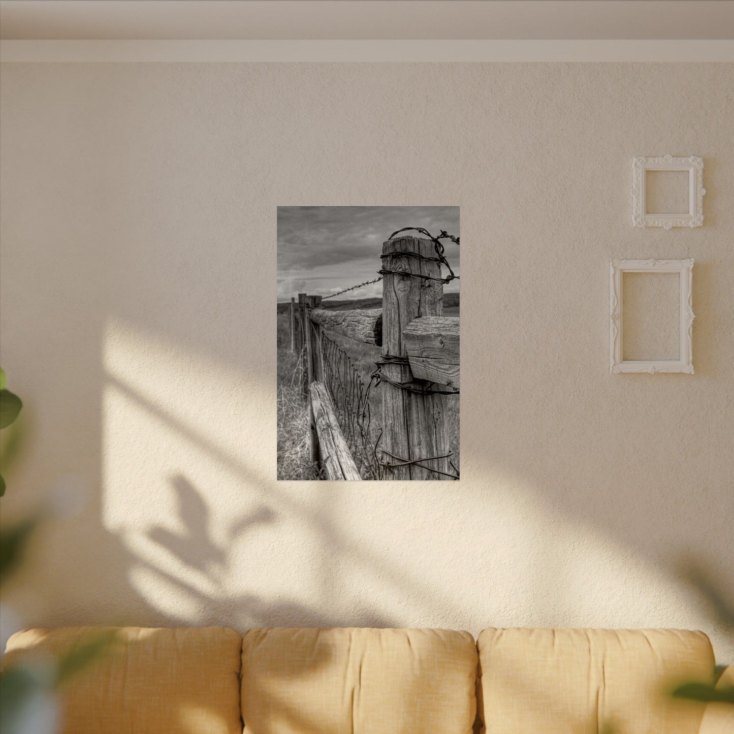 What Lies Between Frontiers– Western Textured Watercolor Matte Posters