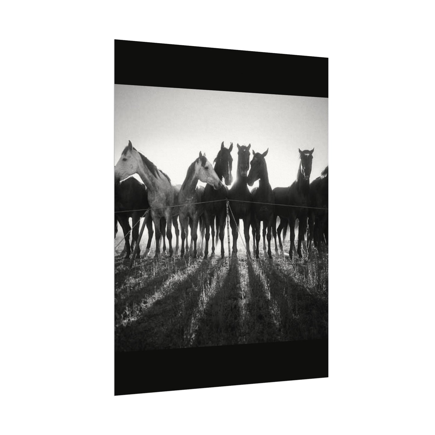 When Dawn Breaks – Western Textured Watercolor Matte Posters