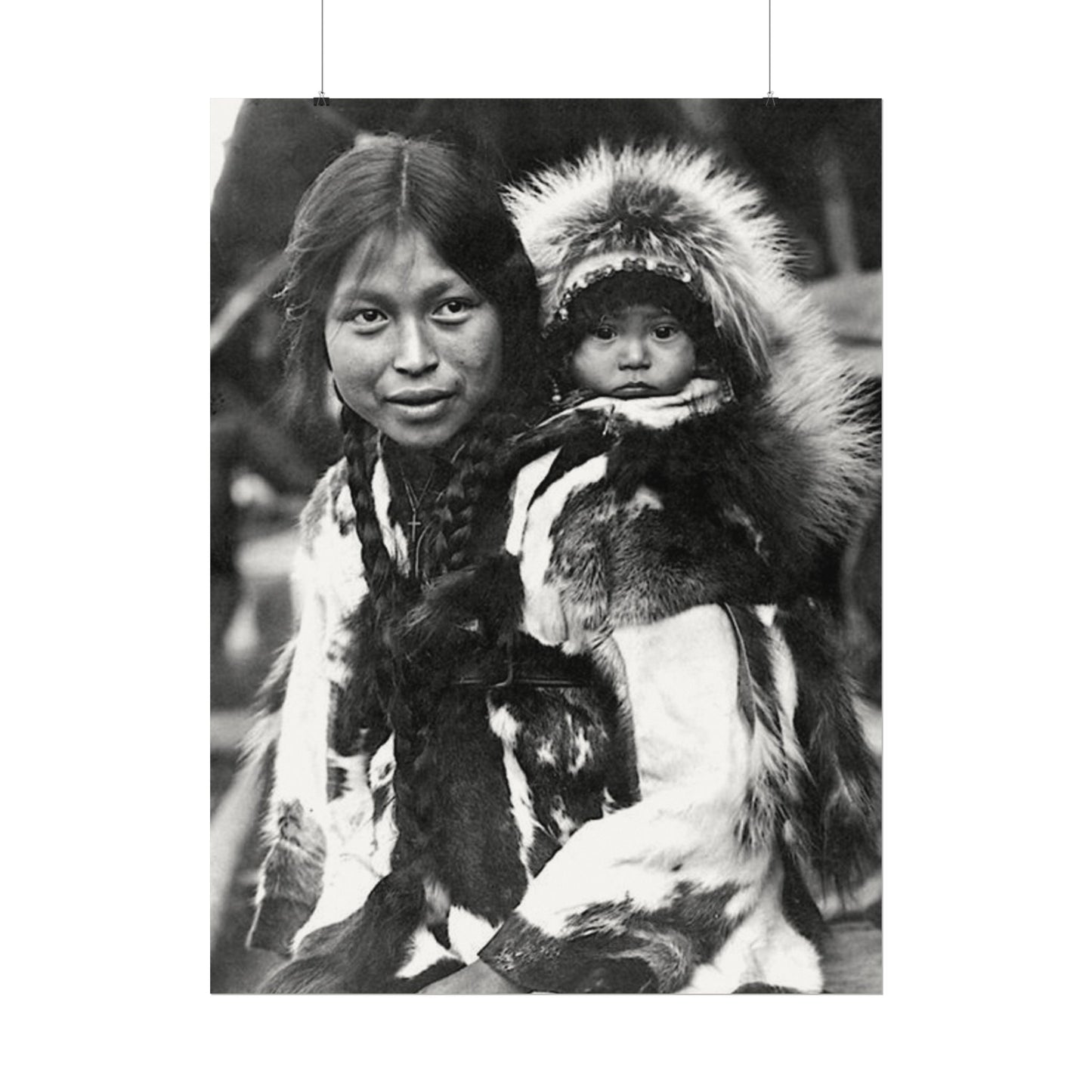 A Mother's Heart – Western Textured Watercolor Matte Posters