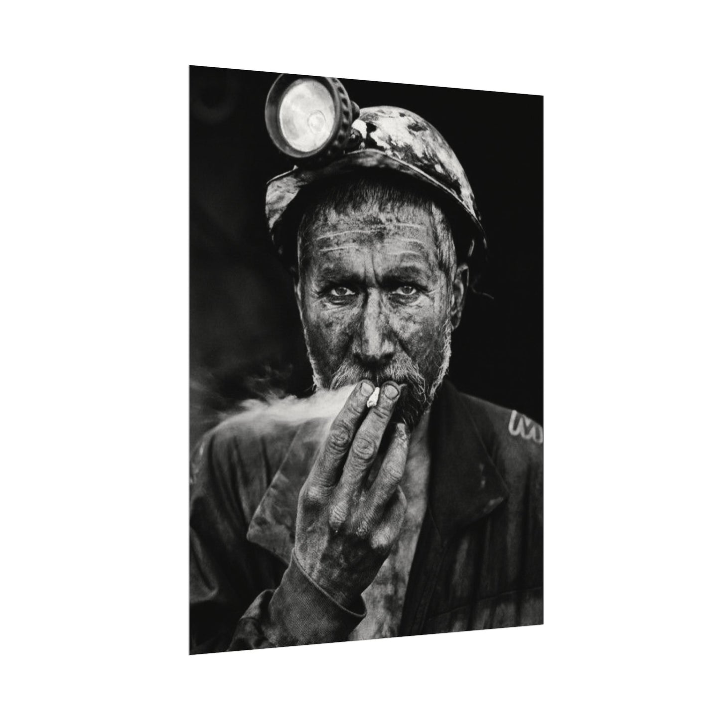 Fire & Coal – Western Textured Watercolor Matte Posters