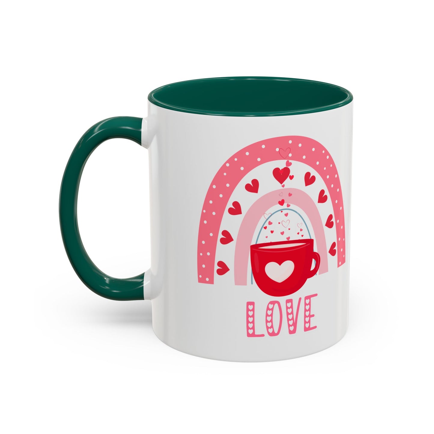 Rainbow Love Mug - Perfect for Valentine's Day, Couples, Self-Care, Gift for Her, Coffee Lovers