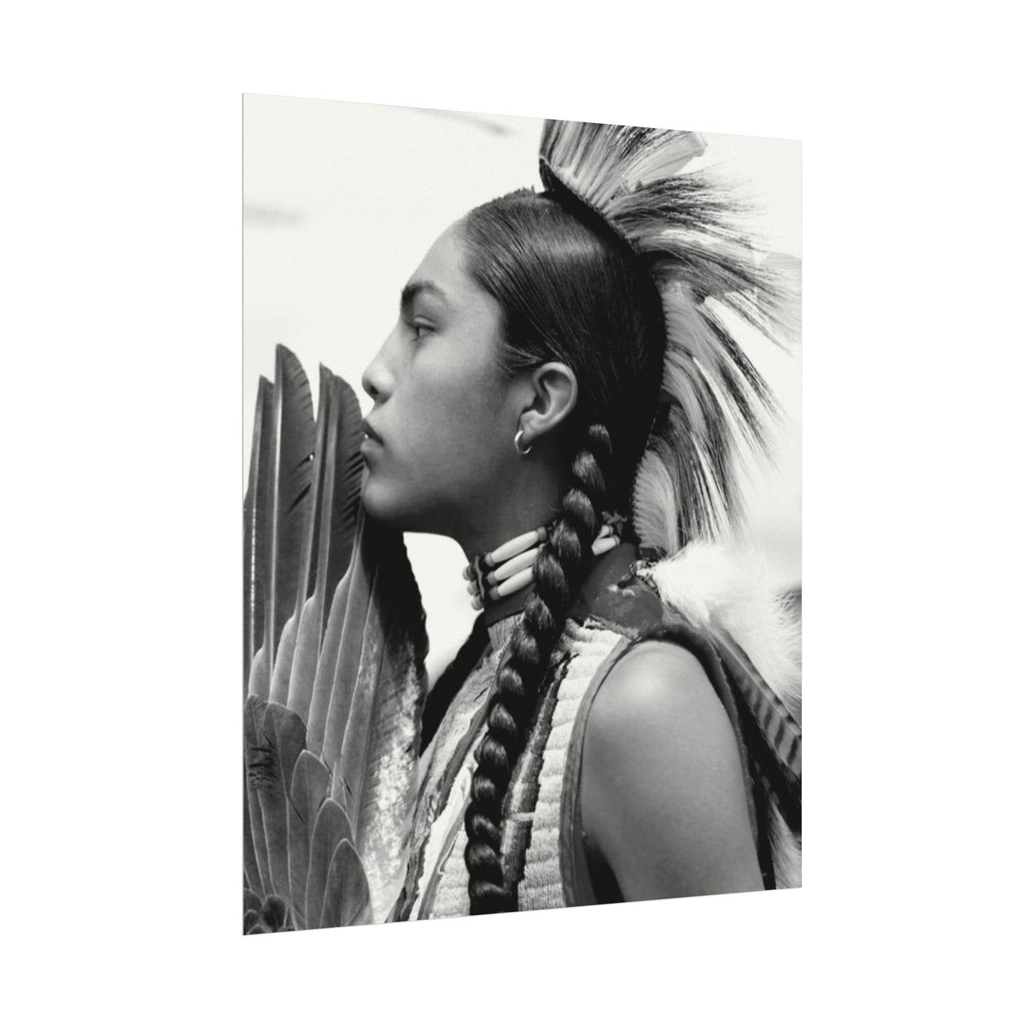 Soar High On Wings Like Eagles – Western Textured Watercolor Matte Posters