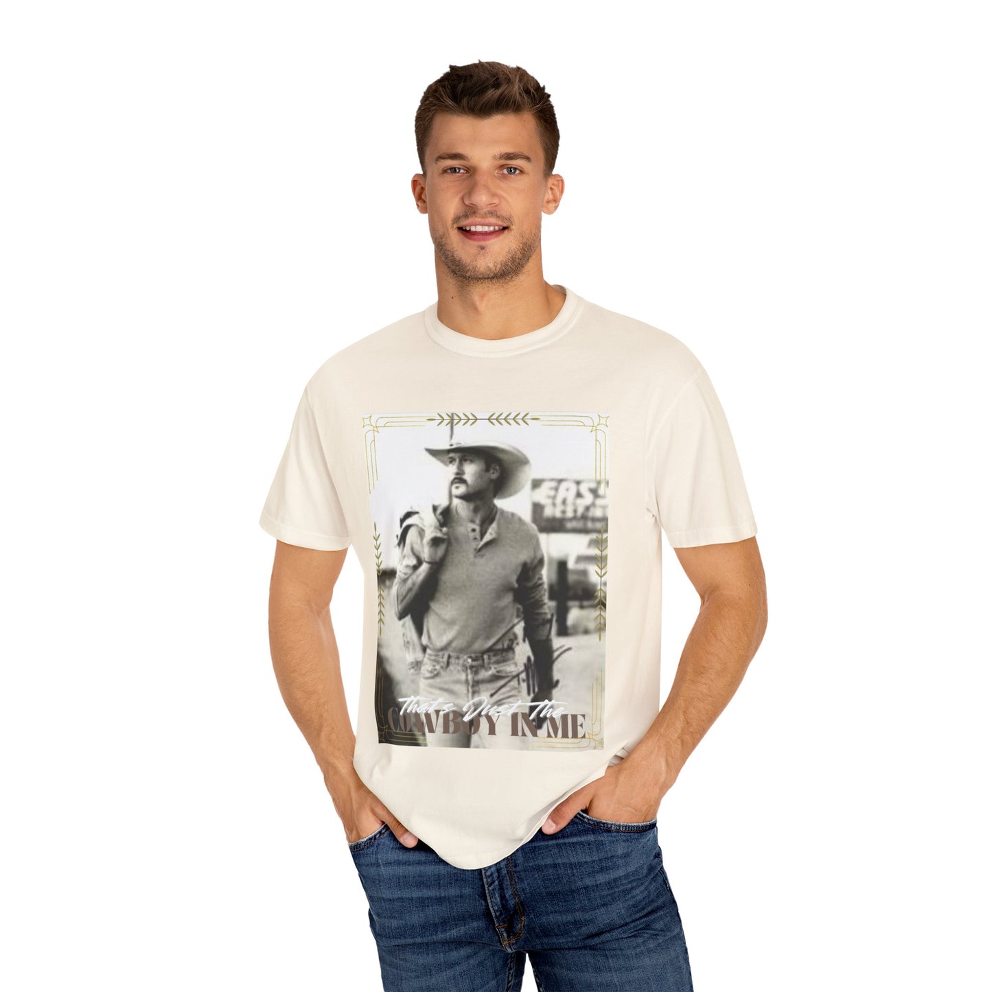 Cowboy in Me McGraw T-Shirt, Unisex Cowboy Tee, Western Style Shirt, Casual Wear for Country Lovers, Gift for Rodeo Fans, Vintage Graphic Tee