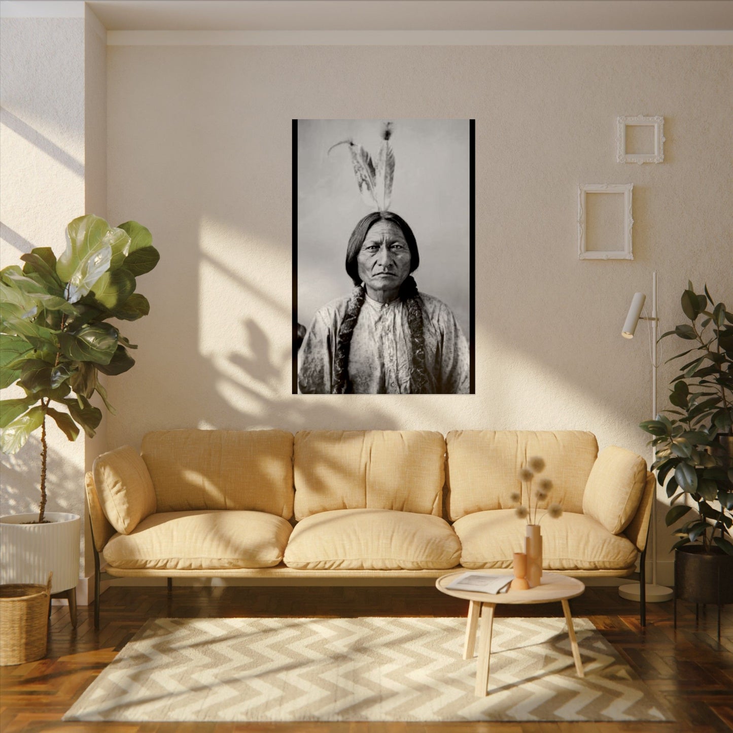 Spirit Of The Homeland – Western Textured Watercolor Matte Posters