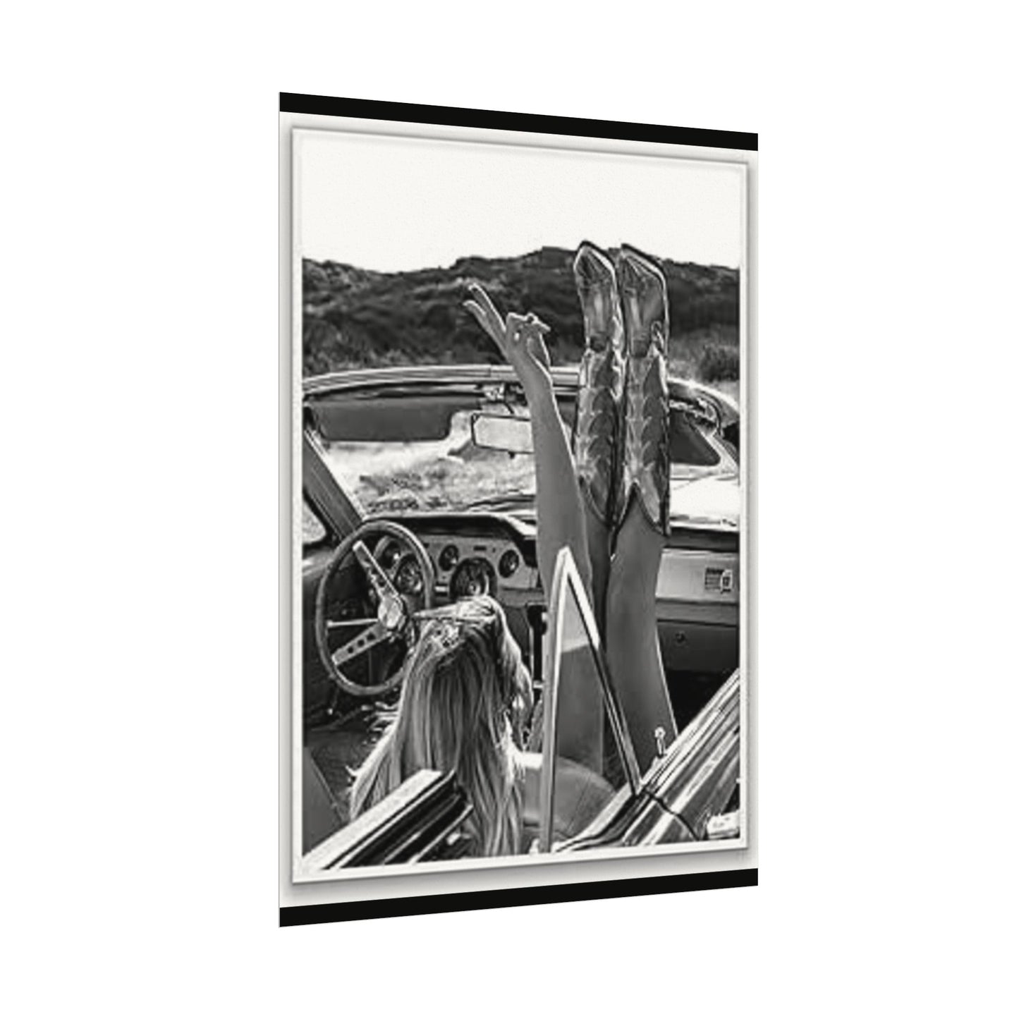 Wild At Heart – Western Textured Watercolor Matte Posters