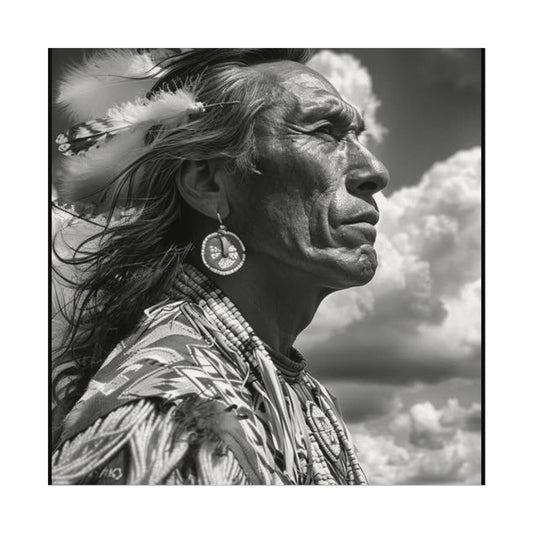 The Ancestral Winds Are Calling  – Western Textured Watercolor Matte Posters