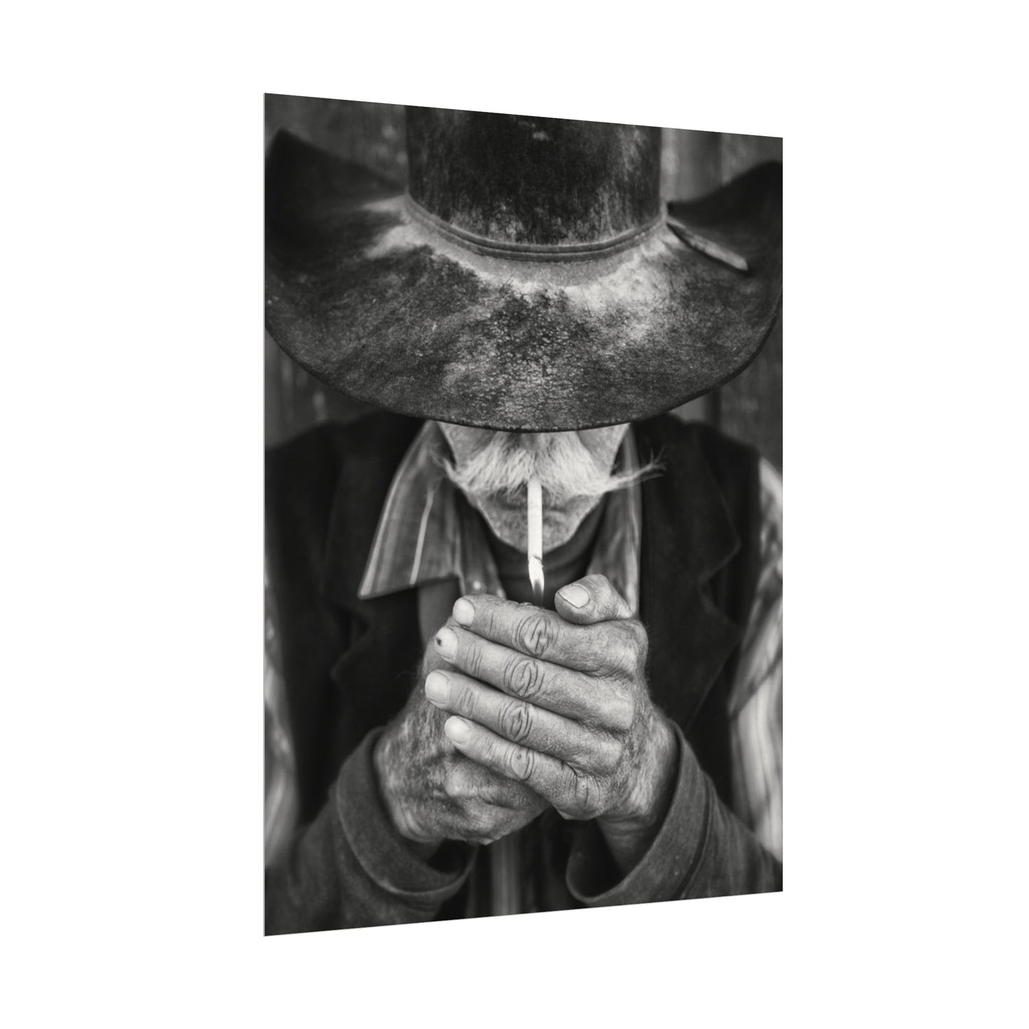 One More Draw – Western Textured Watercolor Matte Posters