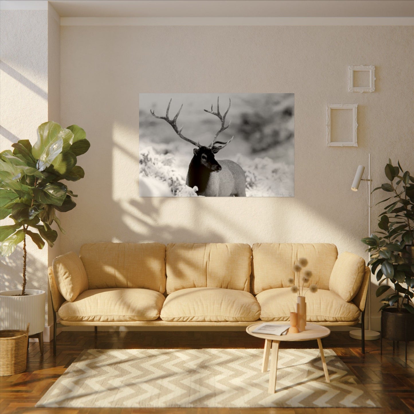 Majesty Of The North– Western Textured Watercolor Matte Posters