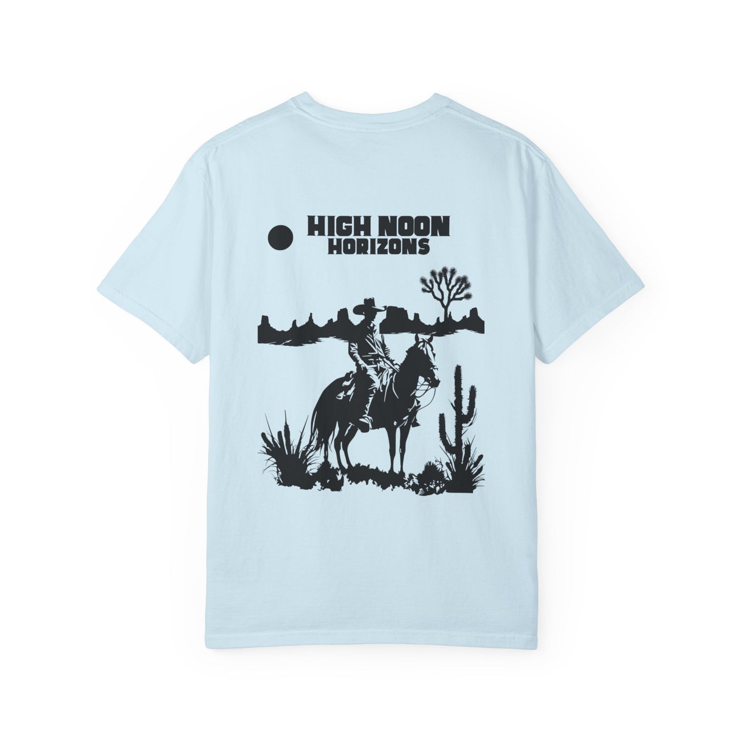 High Noon Horizons Mountain T-Shirt - Western Gift, Nature Lover Tee, Unisex Cotton Shirt
