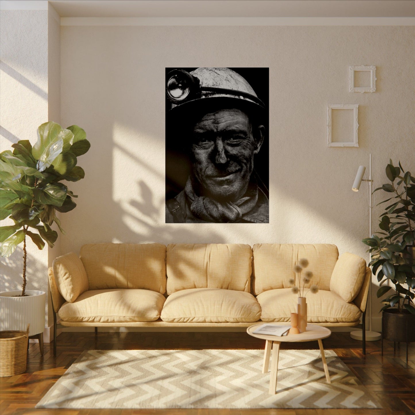 In The Belly Of The Mountain – Western Textured Watercolor Matte Posters