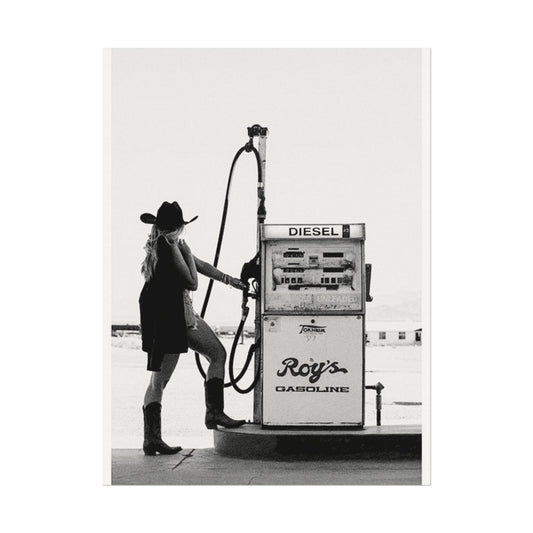 High Noon Fill Up— Western Textured Watercolor Matte Posters
