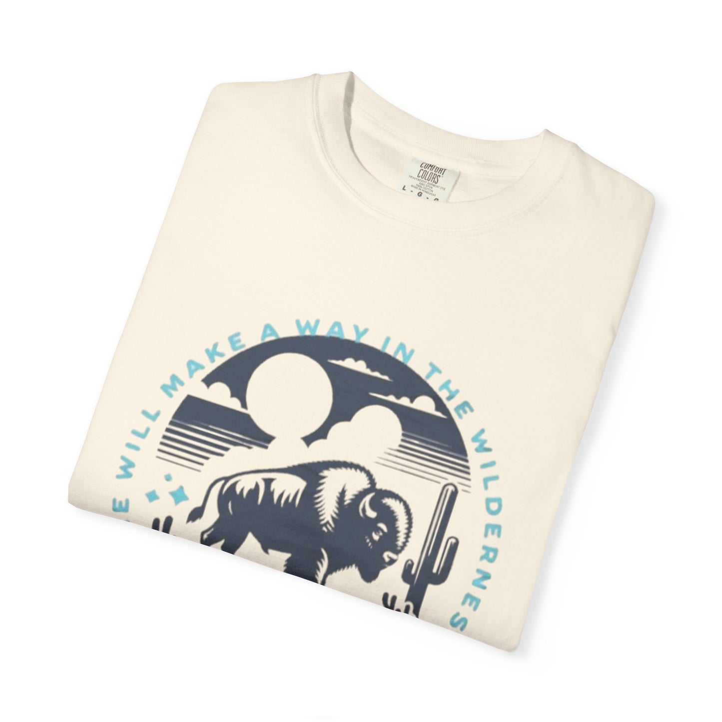 Wilderness T-Shirt - Nature Lover Gift, Inspirational Christian Apparel, Adventure Tee, Outdoor Living, Isaiah 43:19