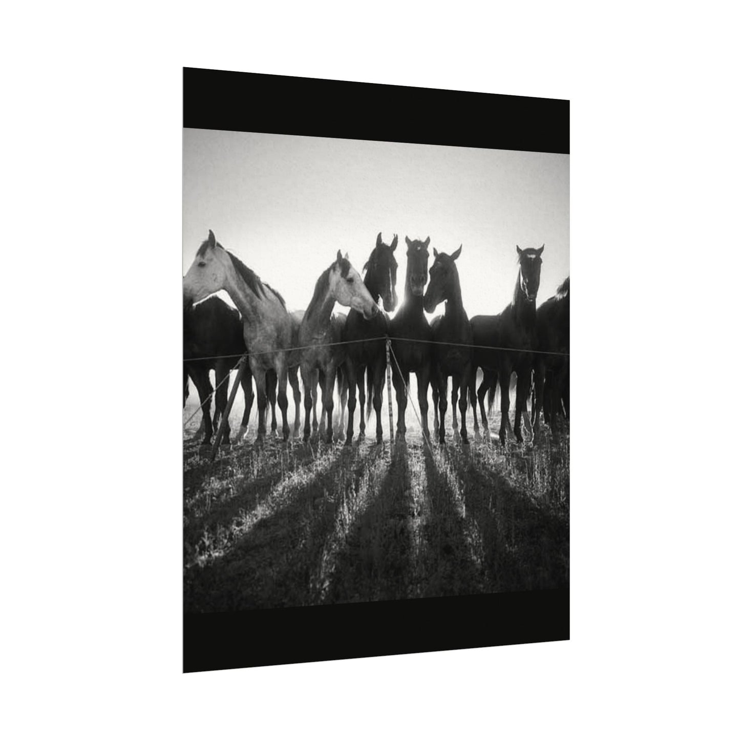 When Dawn Breaks – Western Textured Watercolor Matte Posters