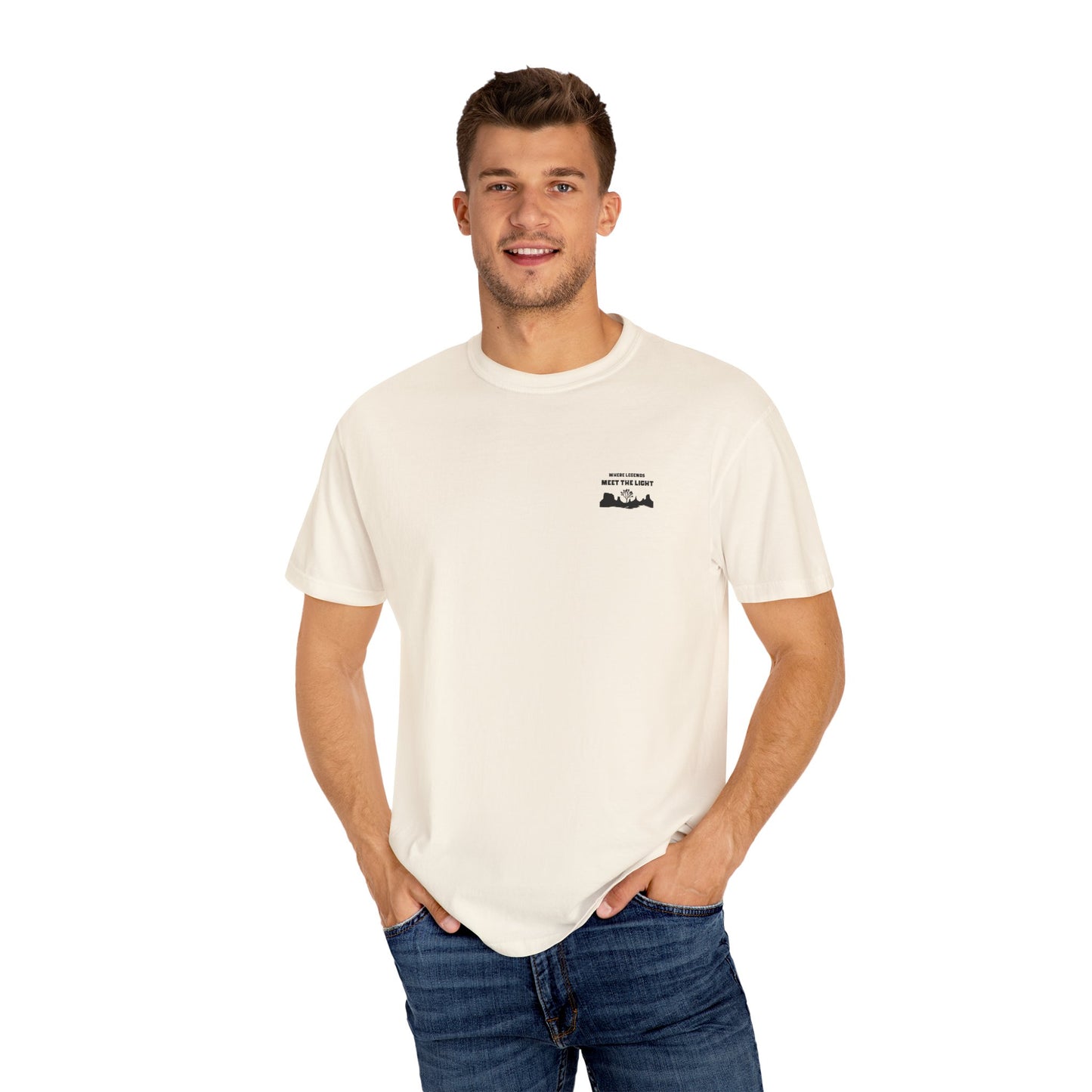 High Noon Horizons Mountain T-Shirt - Western Gift, Nature Lover Tee, Unisex Cotton Shirt
