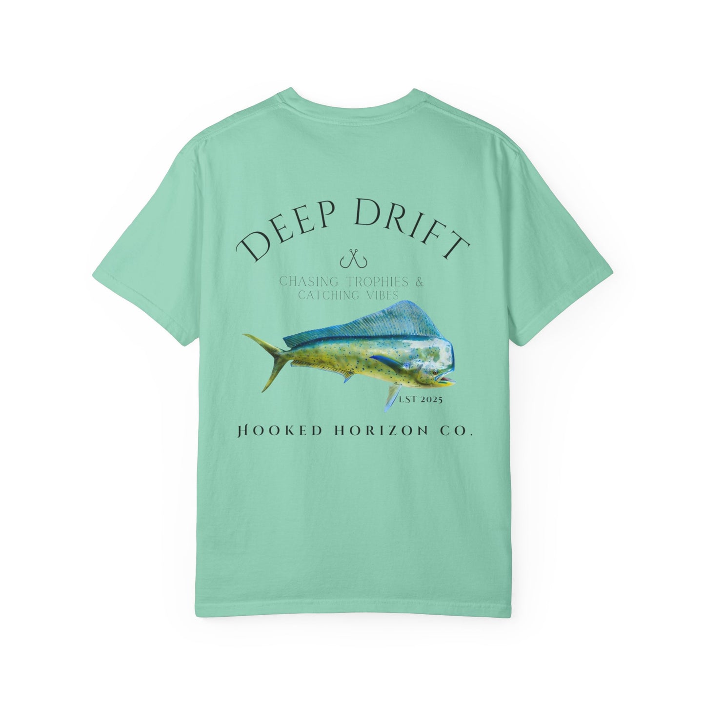 Mahi Mahi Fishing T-shirt, Hooked Horizon Co, Angler Gifts
