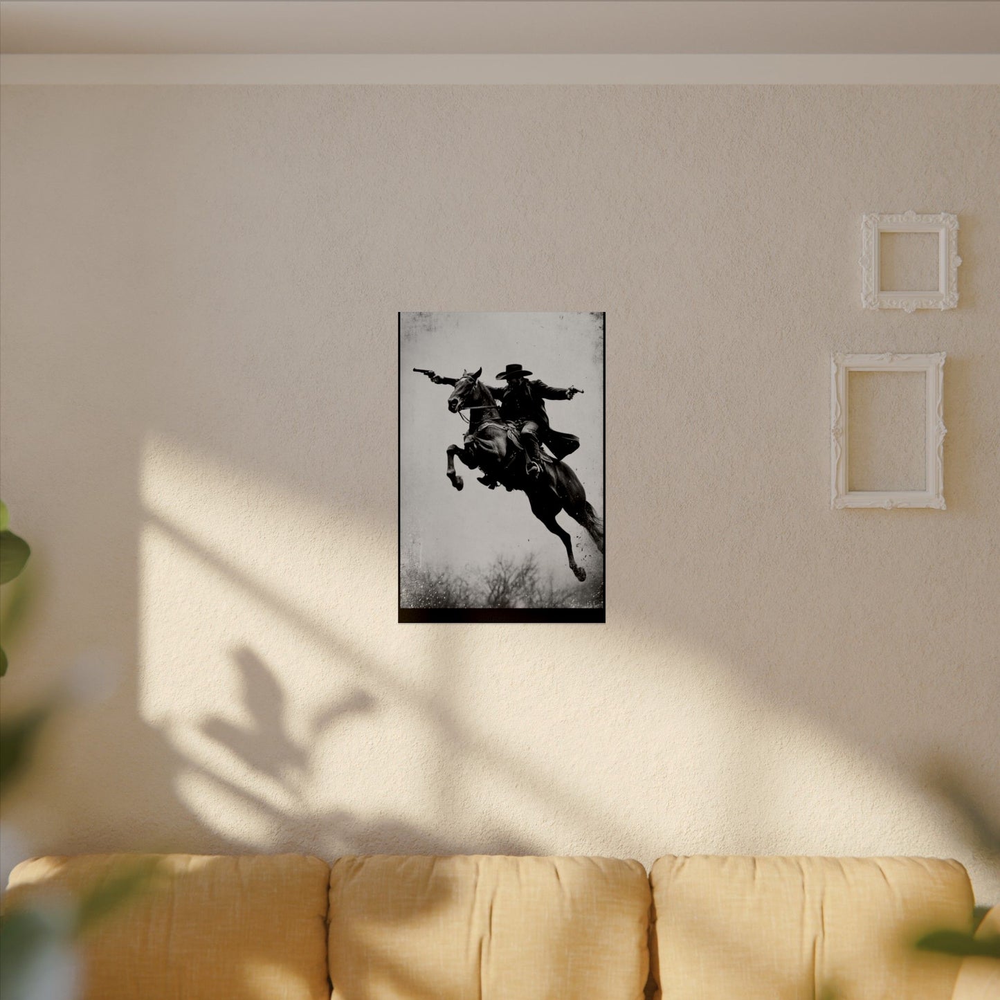 High Noon Pistols  – Western Textured Watercolor Matte Posters