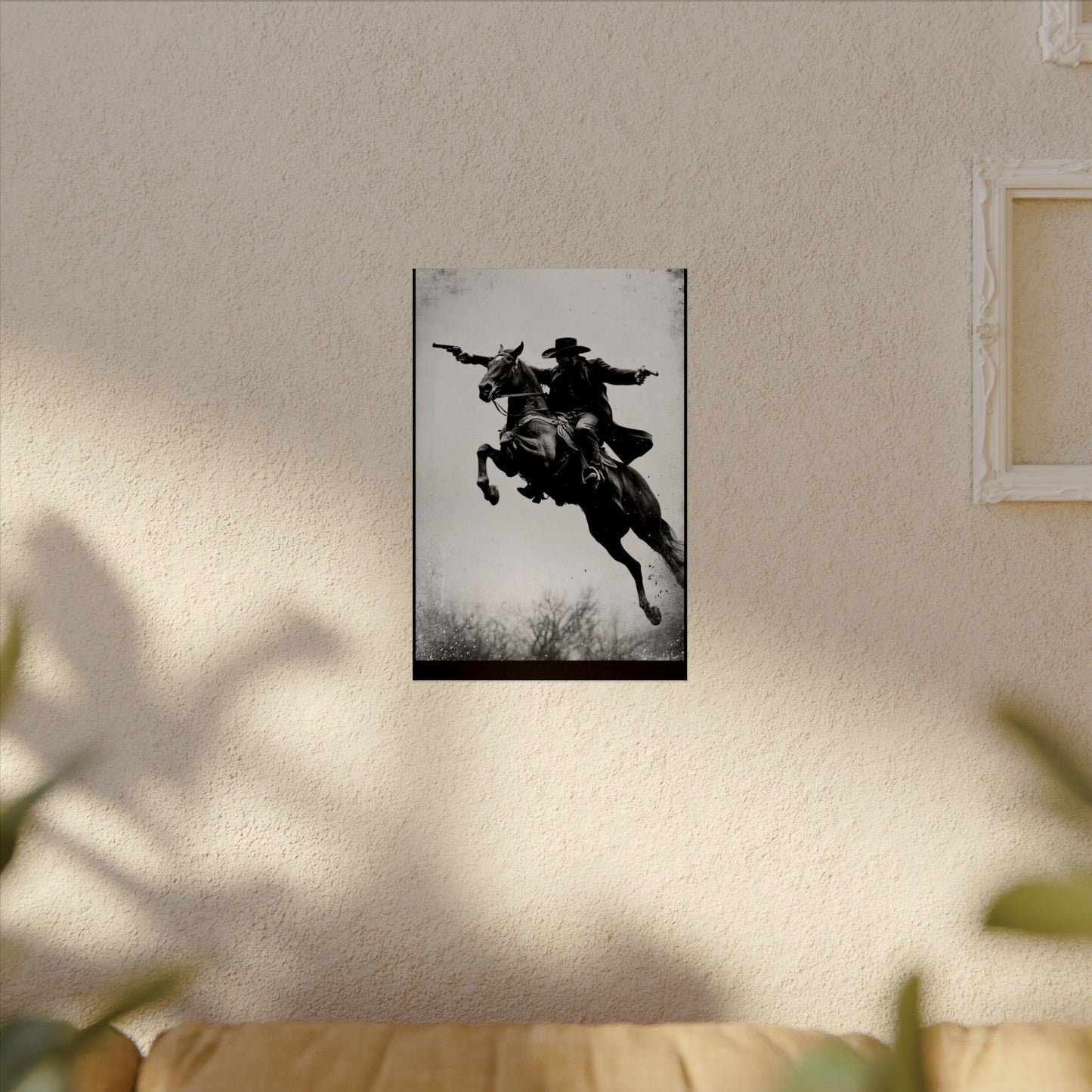 High Noon Pistols  – Western Textured Watercolor Matte Posters