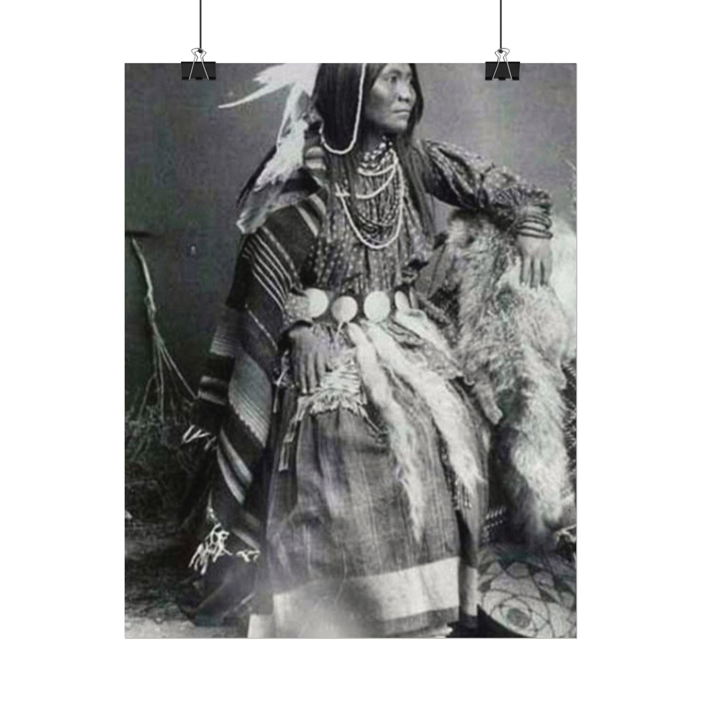 Courage & Strength – Western Textured Watercolor Matte Posters