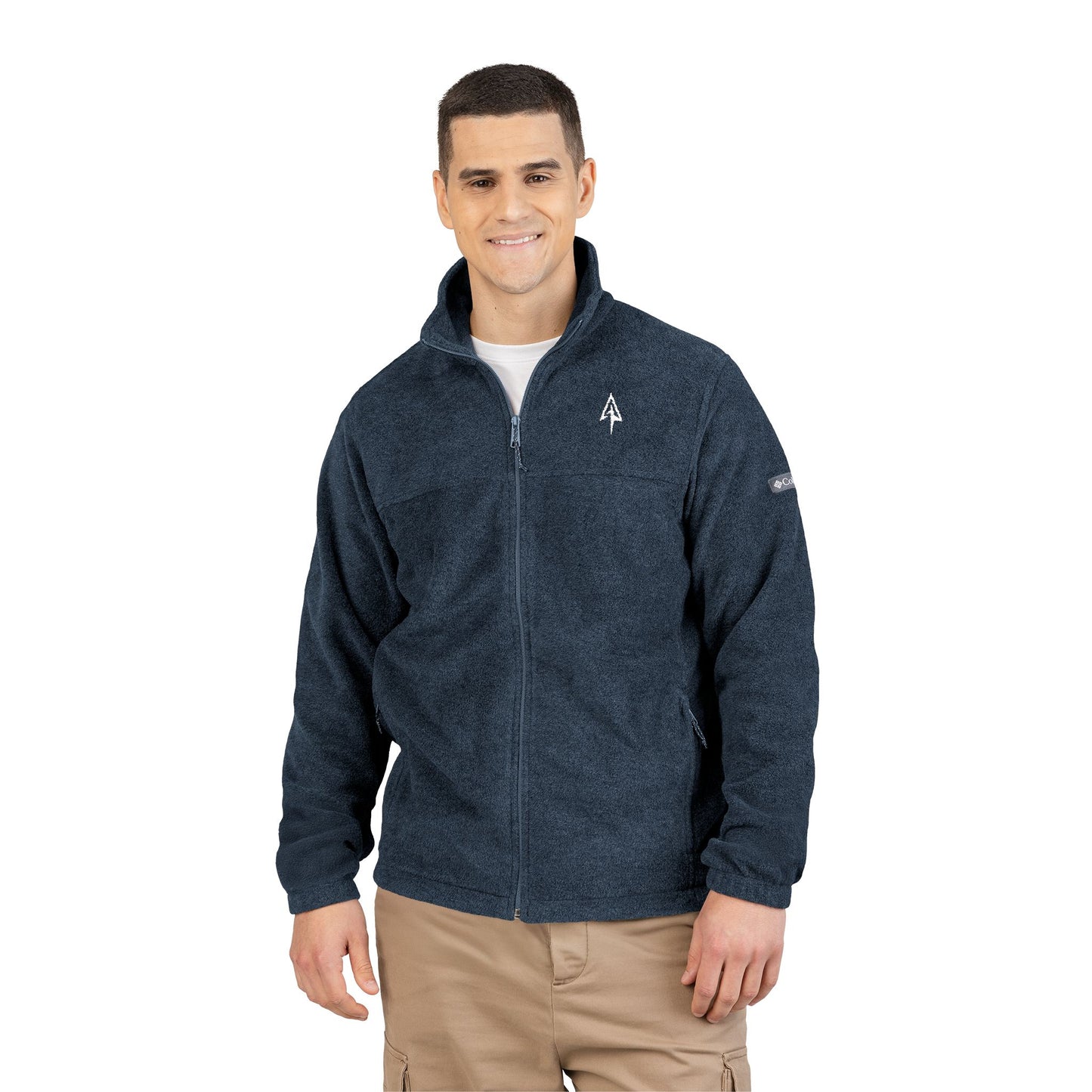 Arrow Ridge Cozy Embroidered Fleece Jacket - Perfect for Outdoor Adventures, Gift for Nature Lovers, Hiking Gear, Casual Layering, Winter Wear