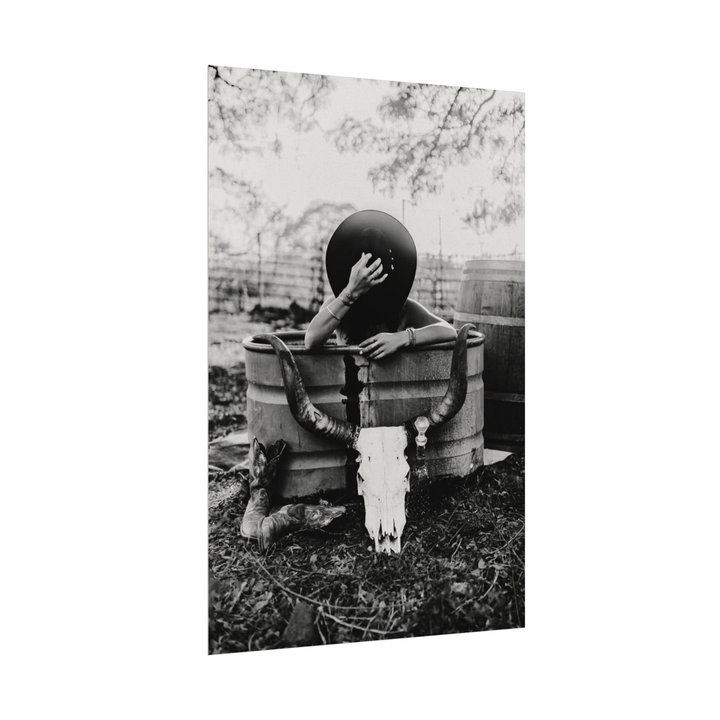 Unapologetically Wild – Western Textured Watercolor Matte Posters