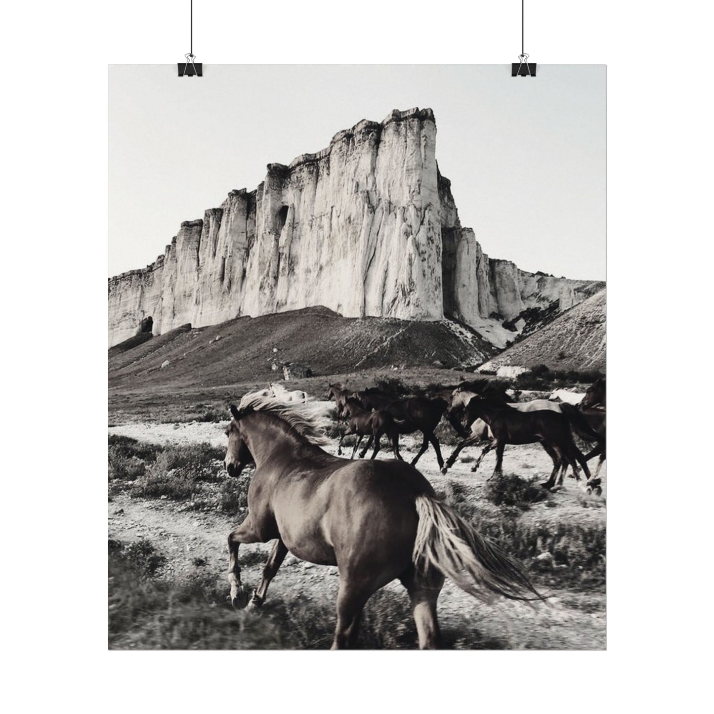 Untamed Spirit– Western Textured Watercolor Matte Posters