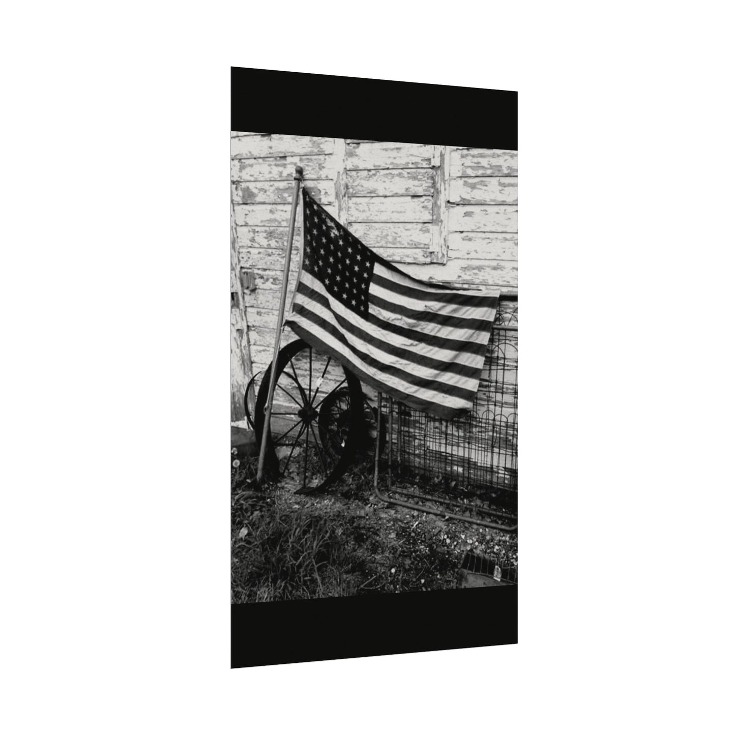American Grit – Western Textured Watercolor Matte Posters