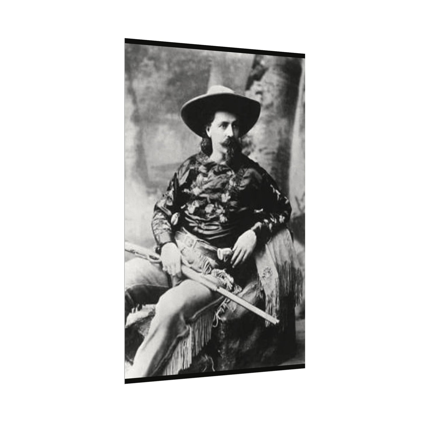 Wild Bill – Western Textured Watercolor Matte Posters