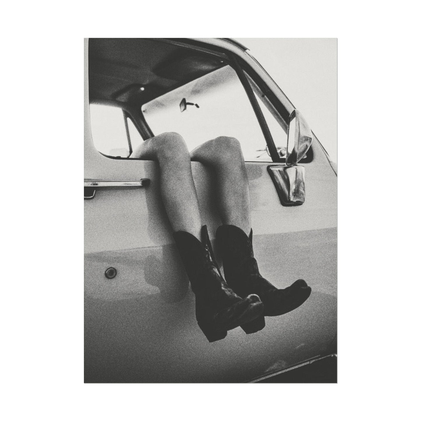 Kick'n Off The Dust— Saddle Up Western Textured Watercolor Matte Posters