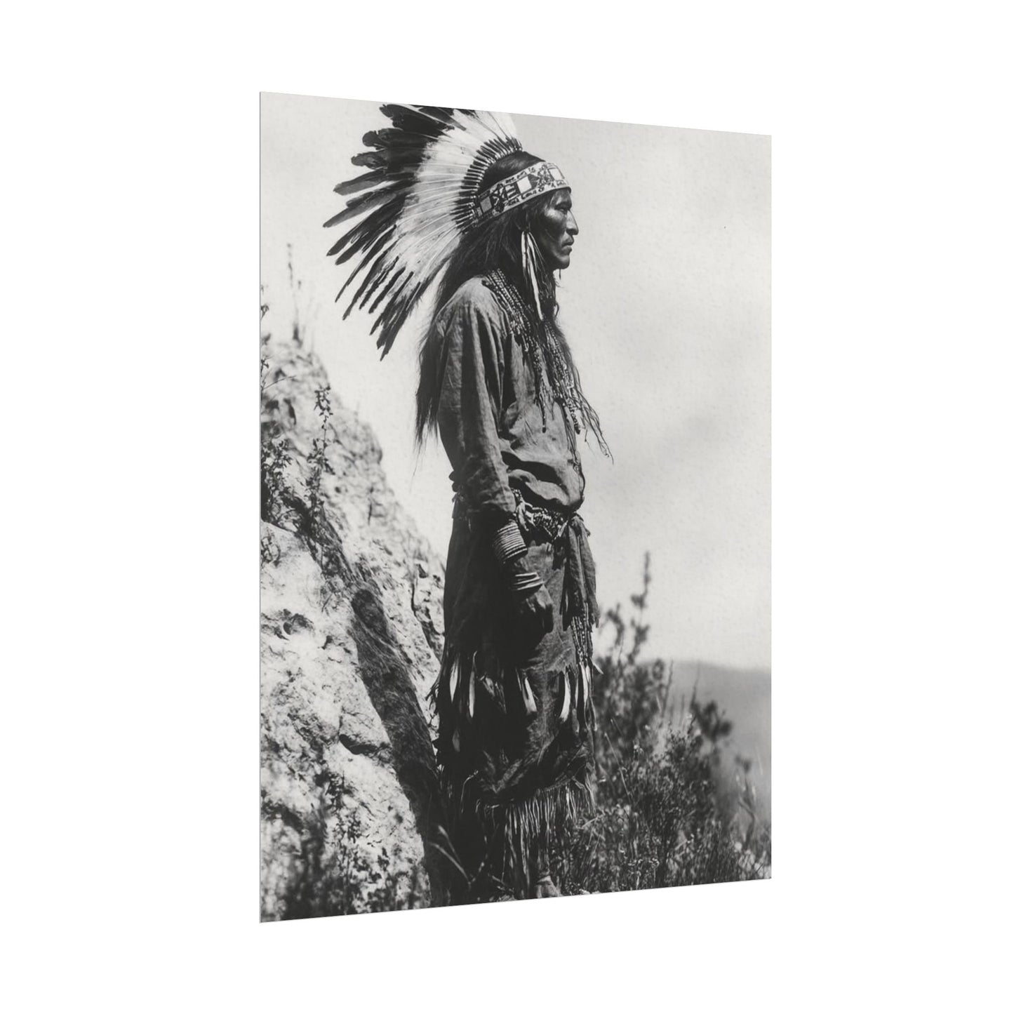 When The Wind Calls – Western Textured Watercolor Matte Posters