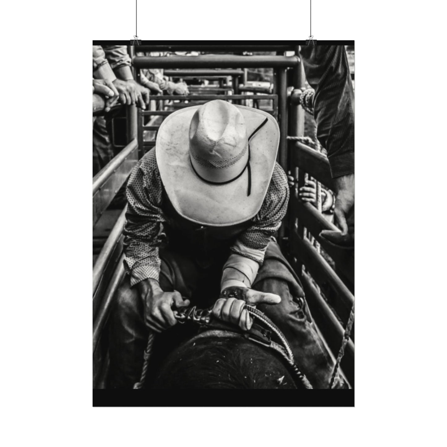 Lock Loaded & In The Chute Textured Watercolor Matte Posters