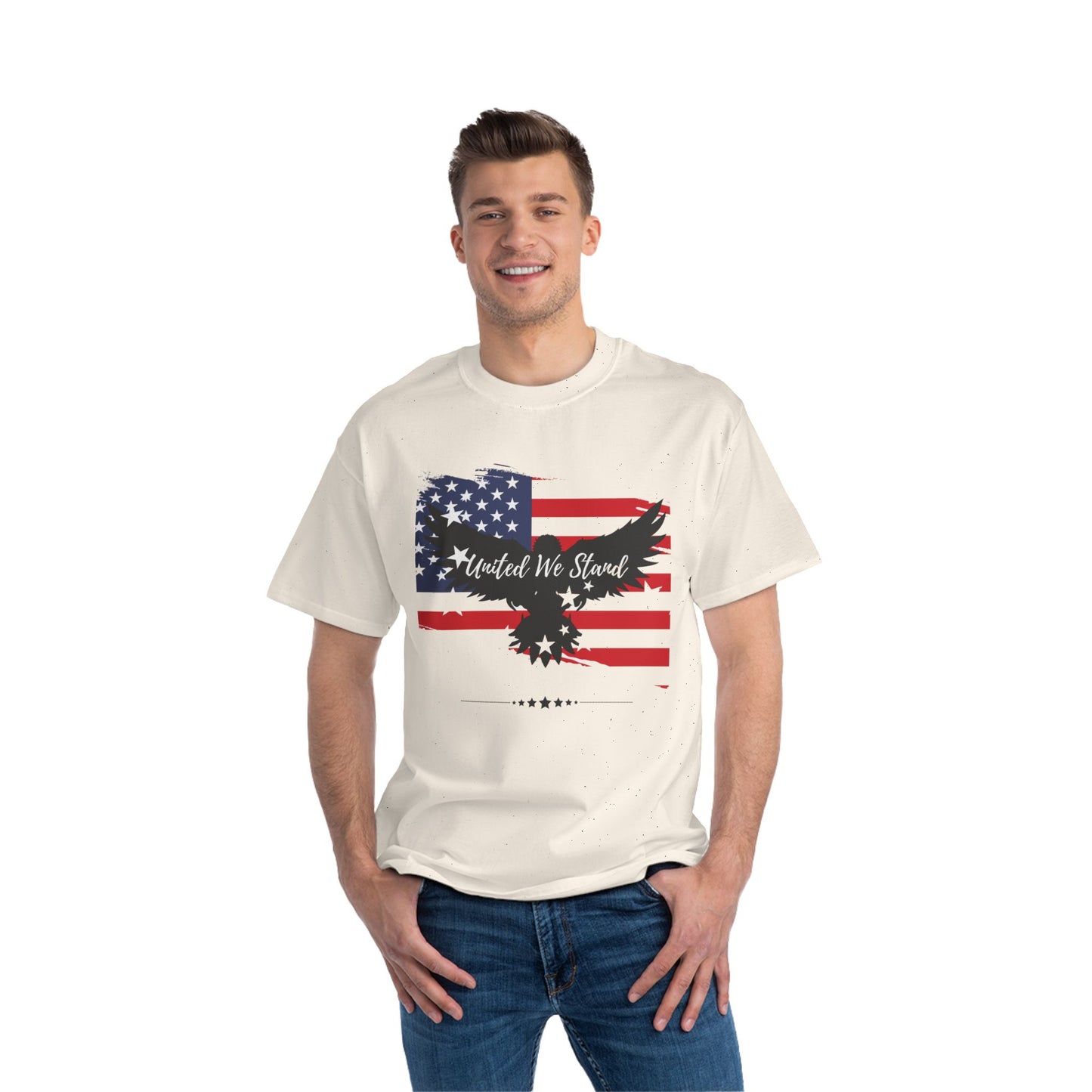 Stars & Stripes American Eagle Patriotic T-Shirt | America 1776 Design, Fourth of July Shirt, Independence Day Tee, Memorial Day Top, Gift for Veterans