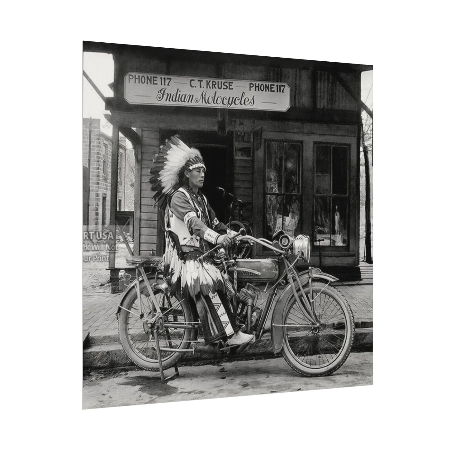 Metal Horse – Western Textured Watercolor Matte Posters