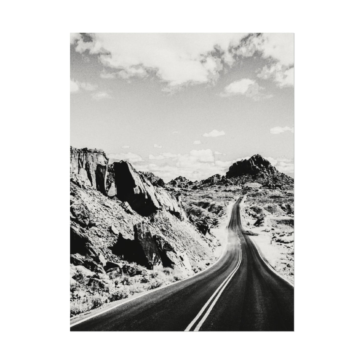 Adventure Awaits On The Open Road Textured Watercolor Matte Posters