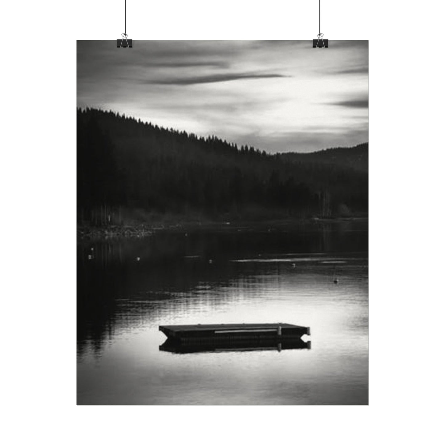 He Leads Me Beside Still Waters – Western Textured Watercolor Matte Posters