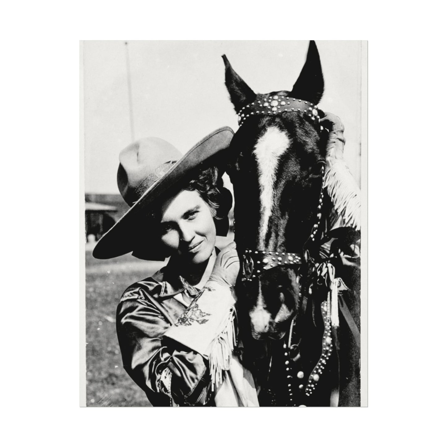 Steadfast Devotion – Western Textured Watercolor Matte Posters