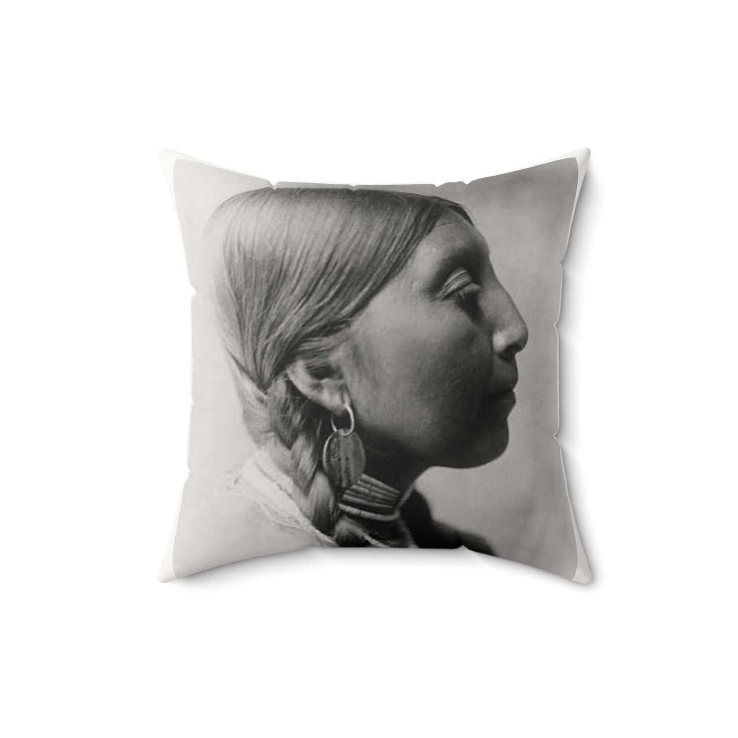 Sacred Reflections Faux Suede Square Pillow