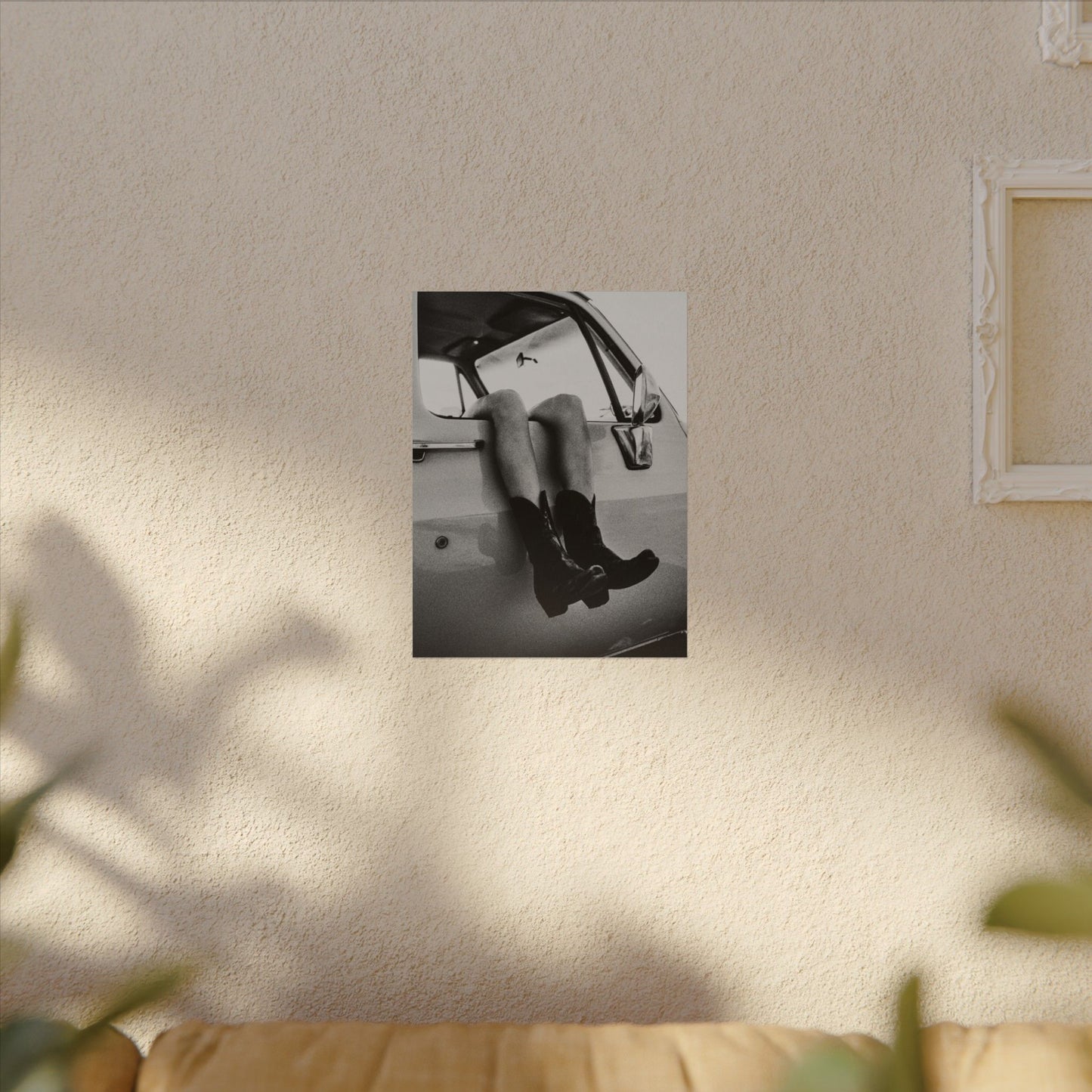 Kick'n Off The Dust— Saddle Up Western Textured Watercolor Matte Posters