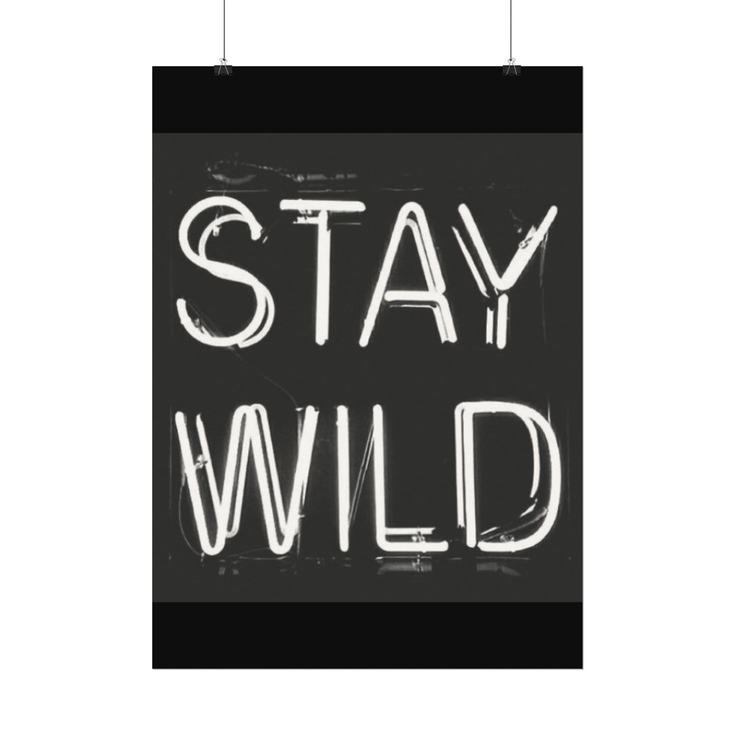 Stay Wild – Western Textured Watercolor Matte Posters