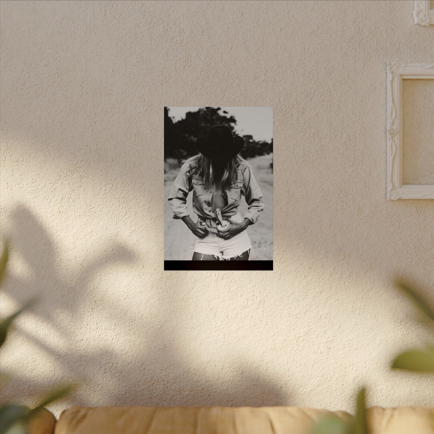 Denim Dreamer– Western Textured Watercolor Matte Posters