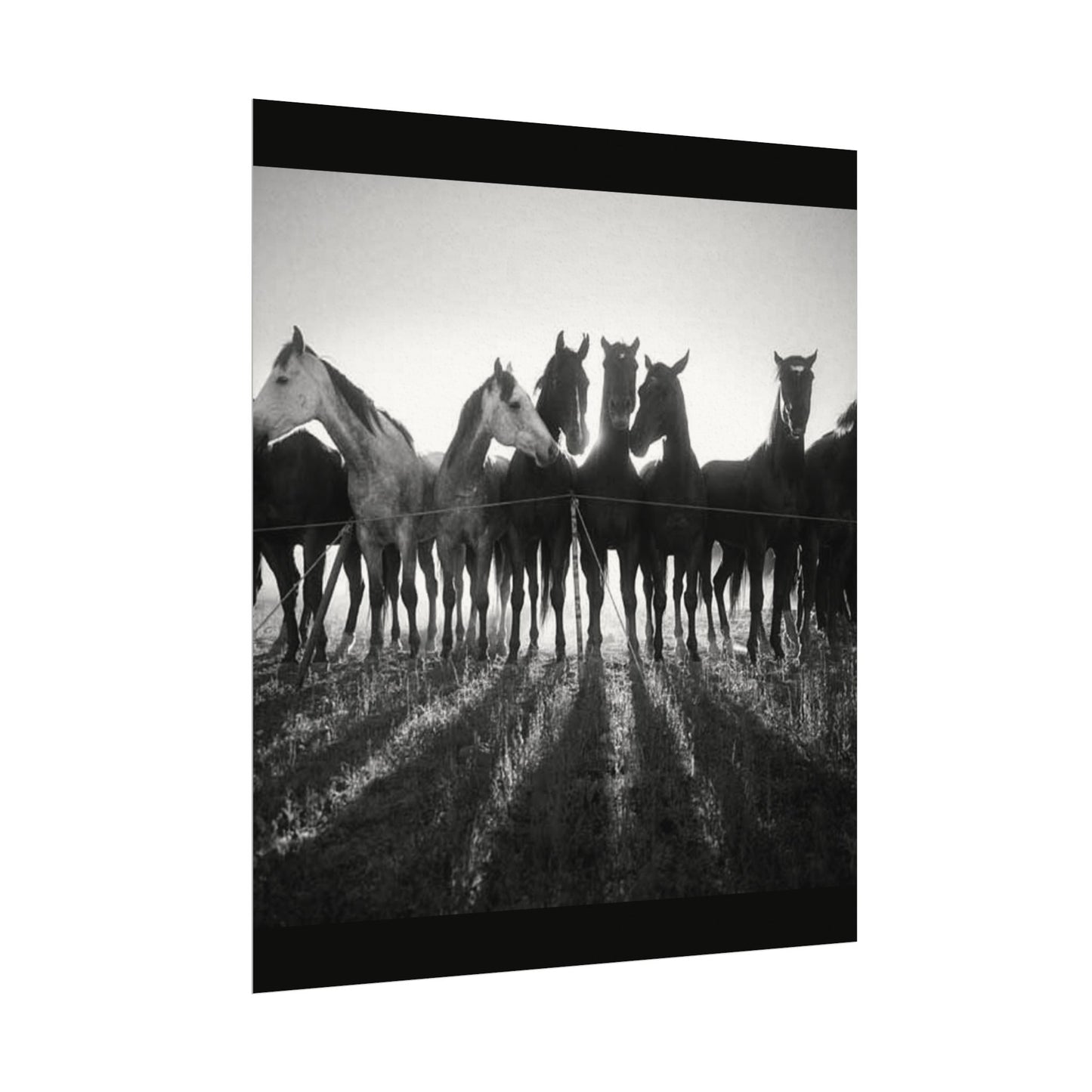 When Dawn Breaks – Western Textured Watercolor Matte Posters