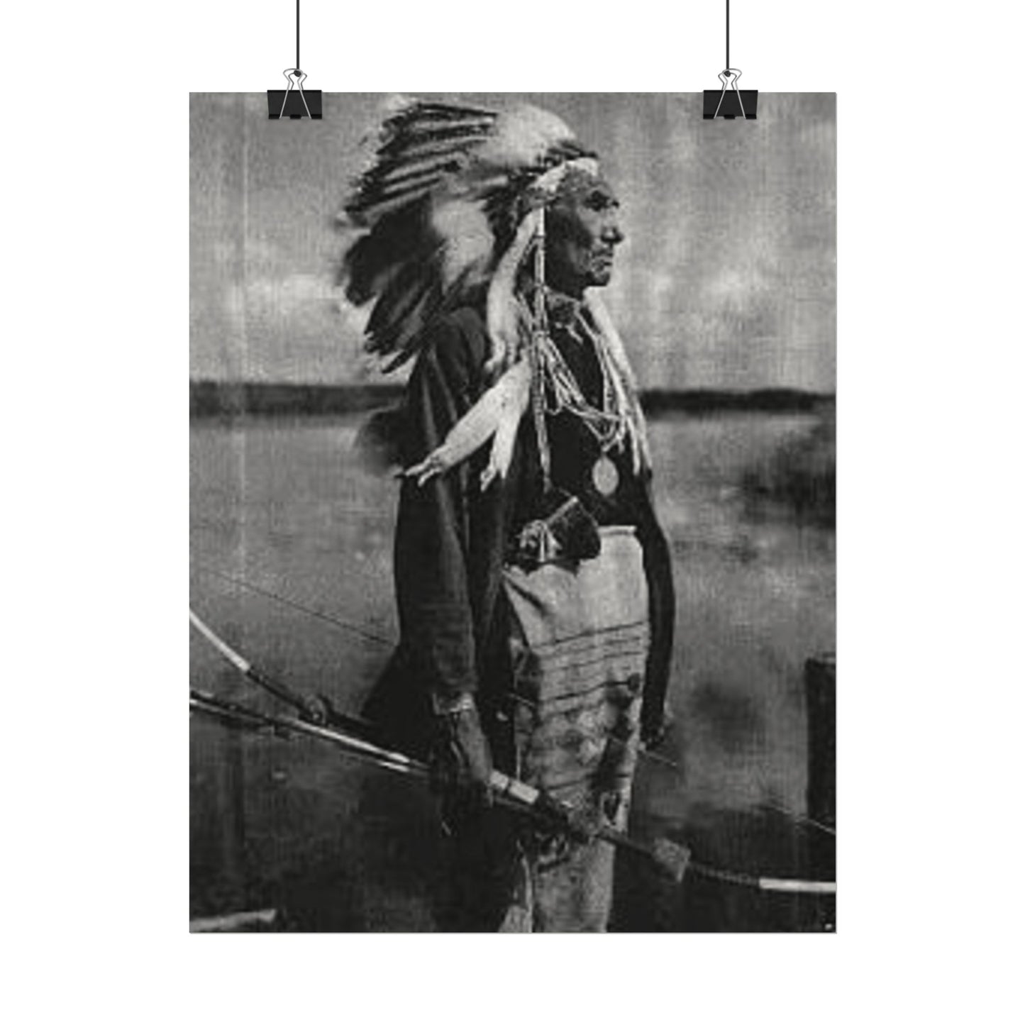 Indigenous Wetlands – Western Textured Watercolor Matte Posters