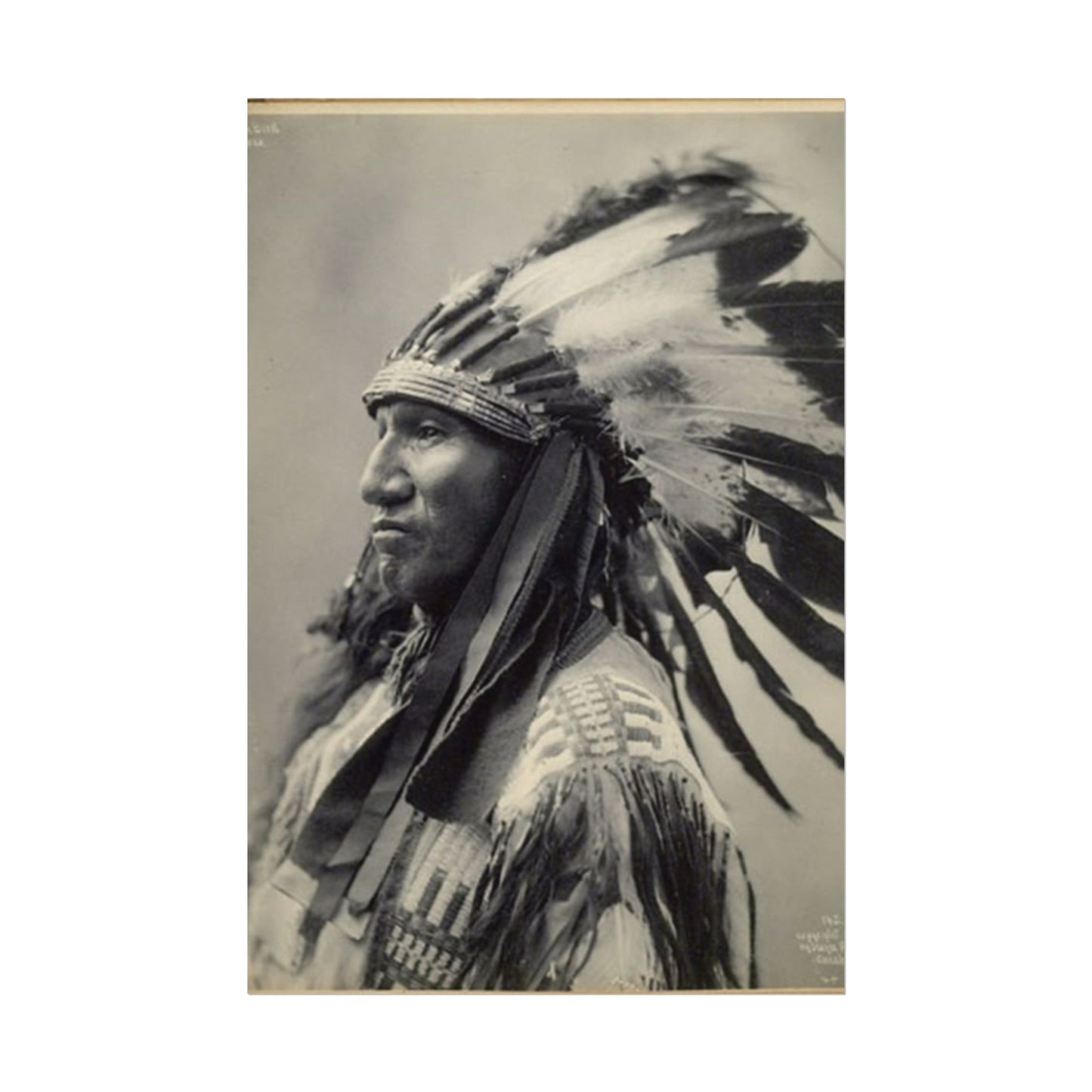 Black Rock Sioux – Western Textured Watercolor Matte Posters