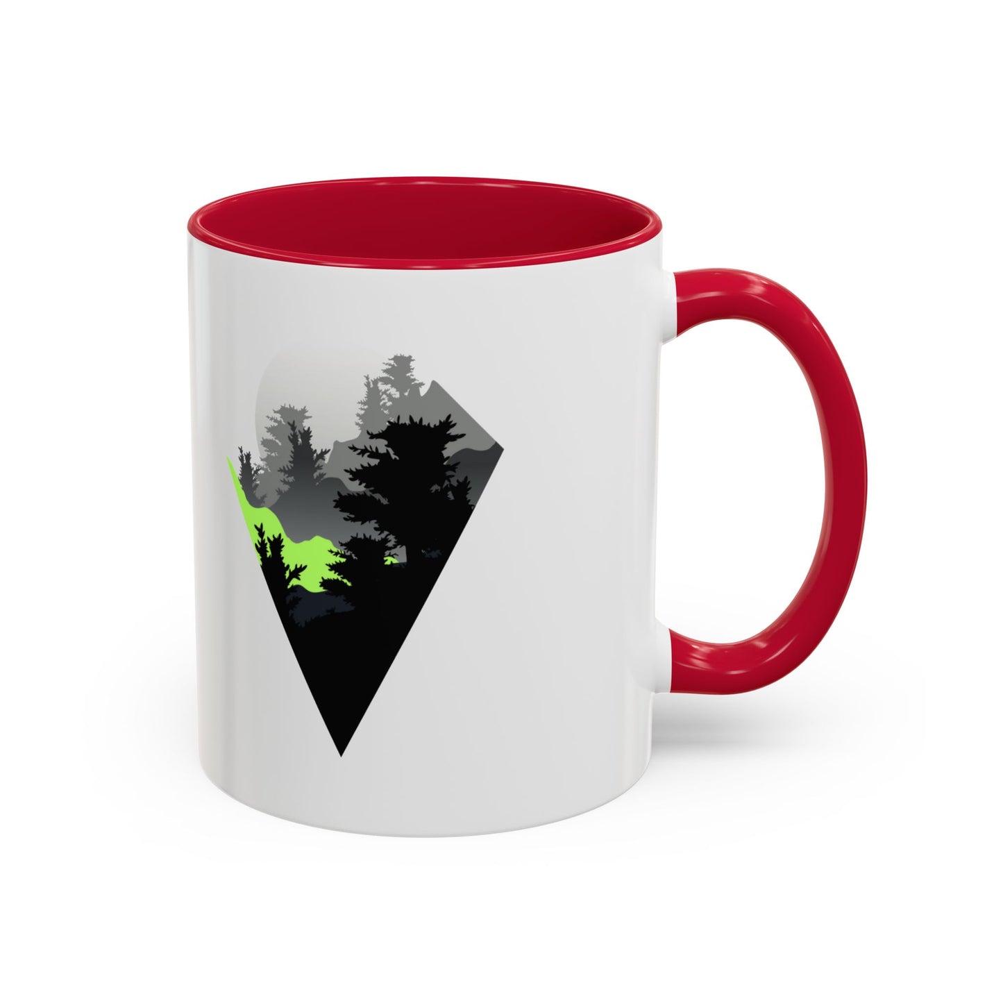 Sleek Forest Mug: Nature-Inspired Coffee Cup, Perfect for Outdoor Lovers, Gift for Nature Enthusiasts, Eco-Friendly Present