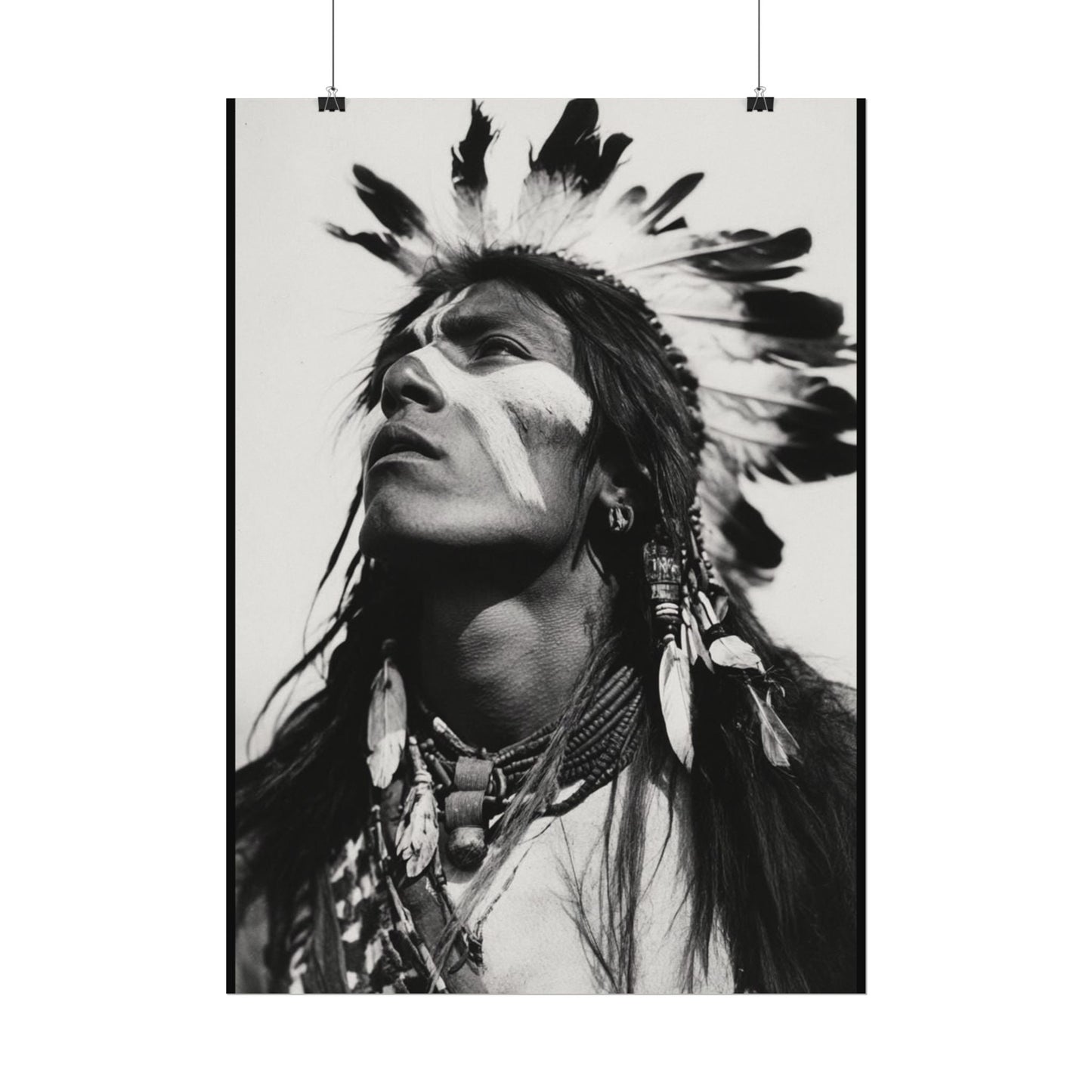 He Who Remembers – Western Textured Watercolor Matte Posters