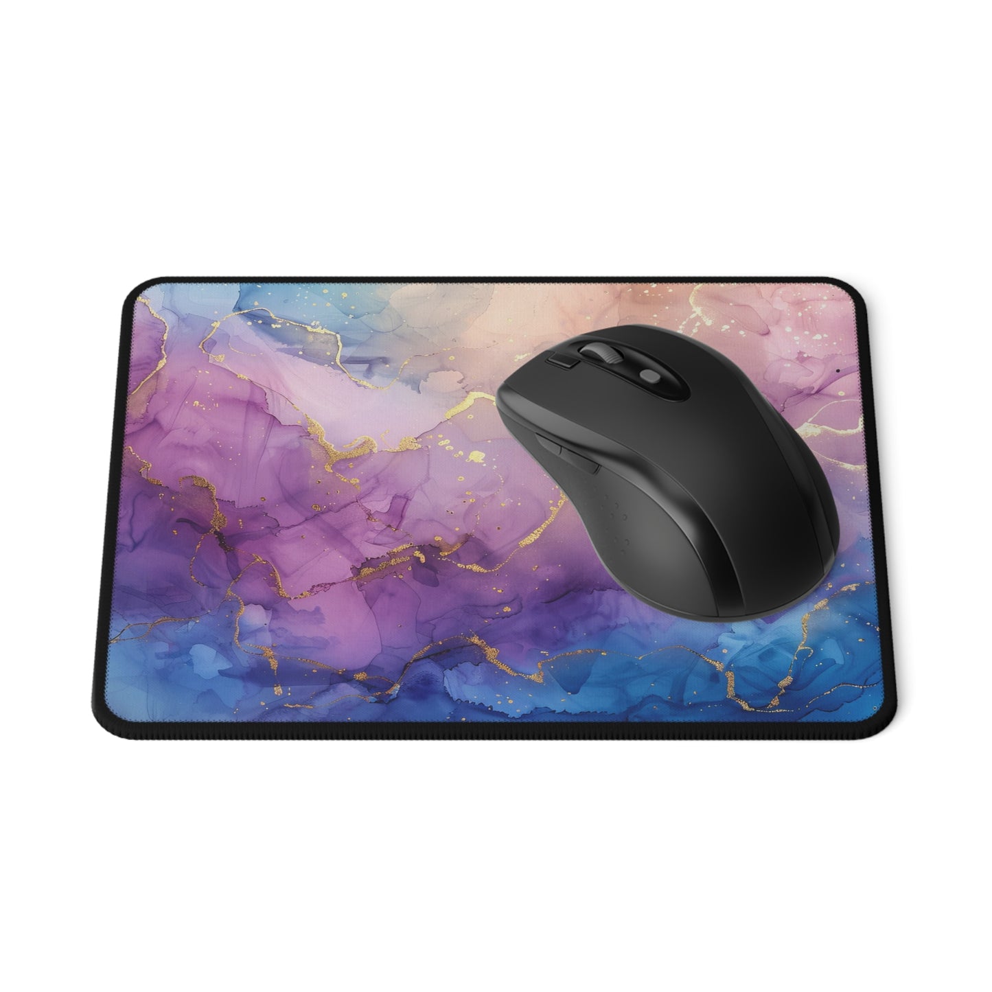 Rainbow Granite Non-Slip Gaming Mouse Pad, Computer Accessories, Gamer Gift, Desk Decor, Unique Mouse Mat, Animal Lover Gift