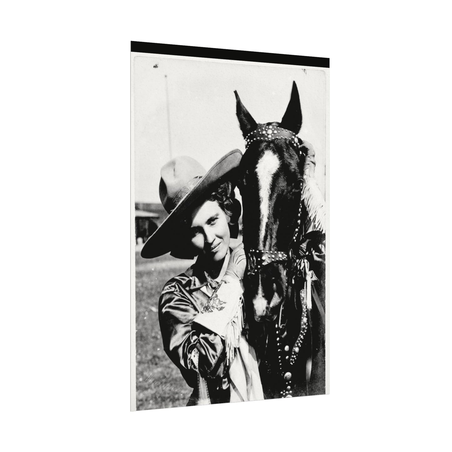 Steadfast Devotion – Western Textured Watercolor Matte Posters