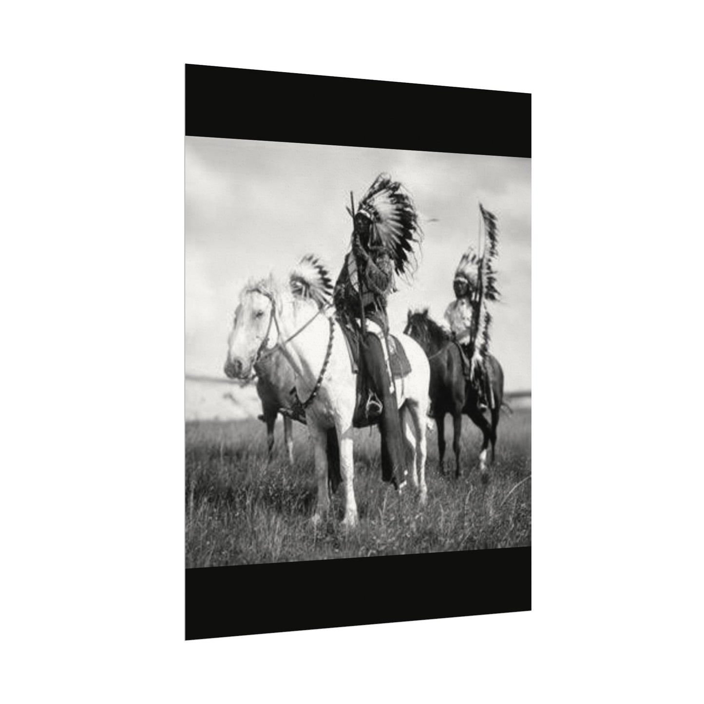 Feathers Of The Forgotten – Western Textured Watercolor Matte Posters