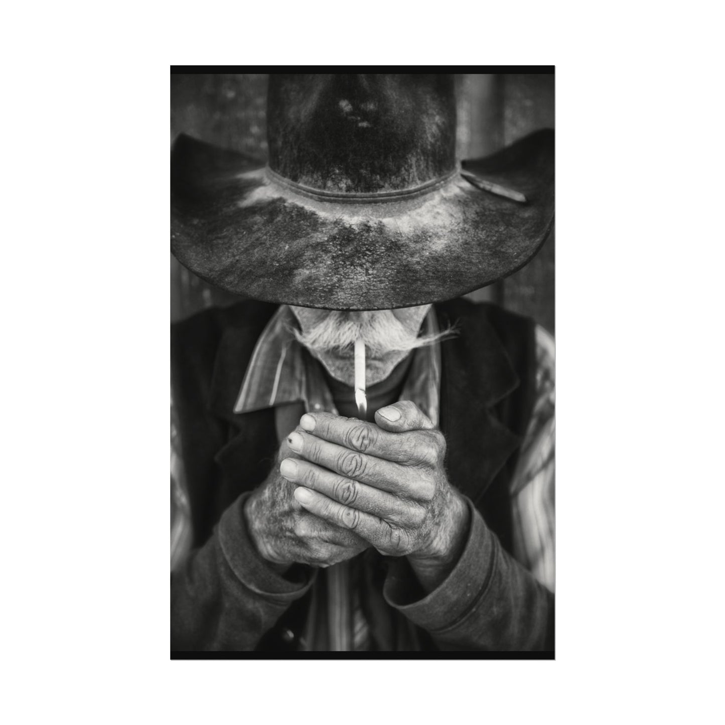 One More Draw – Western Textured Watercolor Matte Posters